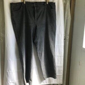 Gloria Vanderbilt gray jeans, size 24W average.